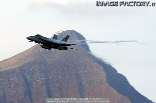 2007-10-10 Axalp Shooting Range 0155 FA-18C Hornet
